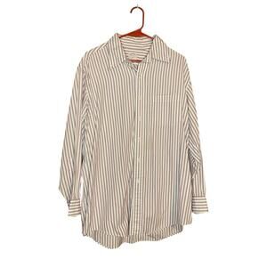 Vintage Brooks Brothers Striped Button Down Shirt 16 1/2 - 2/3 Office Business